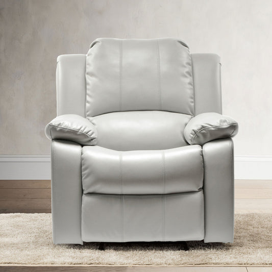 Charlotte Ivory Leather Gel Recliner Home Decor by Design