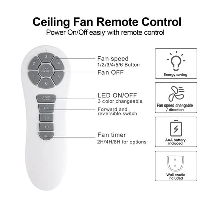 Modern 42 in. Indoor Nickel Retractable Blades Ceiling Fan with Light Kit and Remote Control Home Decor by Design