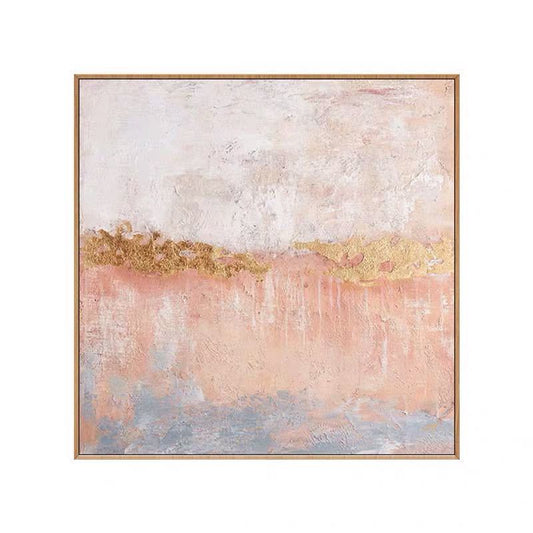 Handmade Abstract Oil Painting Top Selling Wall Art Modern Minimalist Pink Picture Canvas Home Decor For Living Room Bedroom No Frame