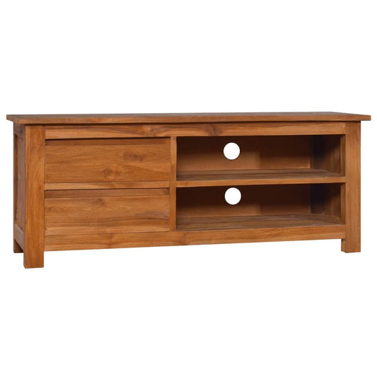 TV Cabinet 39.4"x11.8"x15.7" Solid Teak Wood - Home Decor by Design