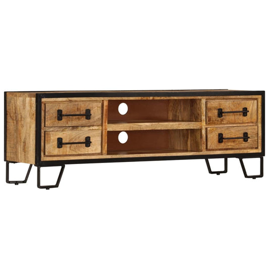 TV Cabinet with Drawers 47.2"x11.8"x15.7" Solid Mango Wood - Home Decor by Design