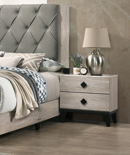 Bedroom Furniture Contemporary Look Cream Color Home Decor by Design
