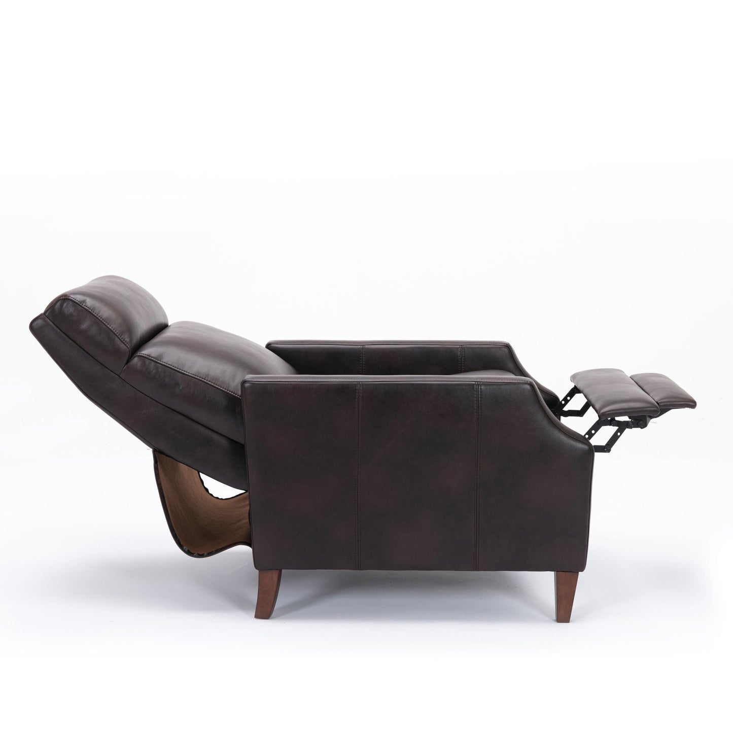 Biscoe Push Back Recliner - Burnished Brown Home Decor by Design