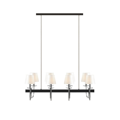 Fairmount 8-Light Traditional Chandelier with Drum Shades Home Decor by Design