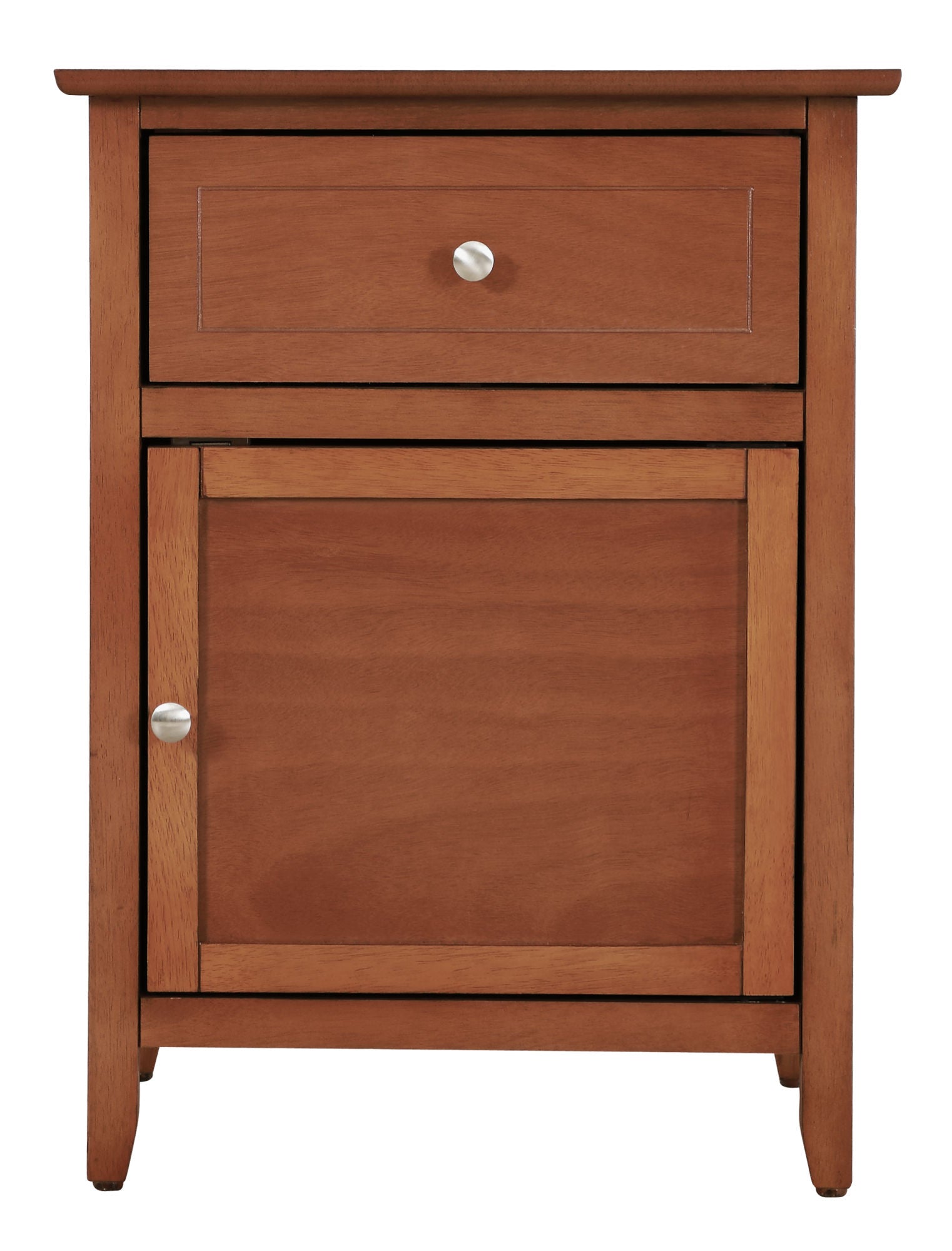 Glory Furniture Izzy G1414-N-60 1 Drawer /1 Door Nightstand , Oak Home Decor by Design