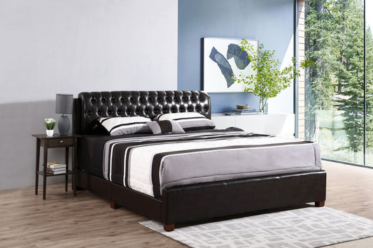 Glory Furniture Marilla G1550C-KB-UP King Bed , DARK BROWN Home Decor by Design