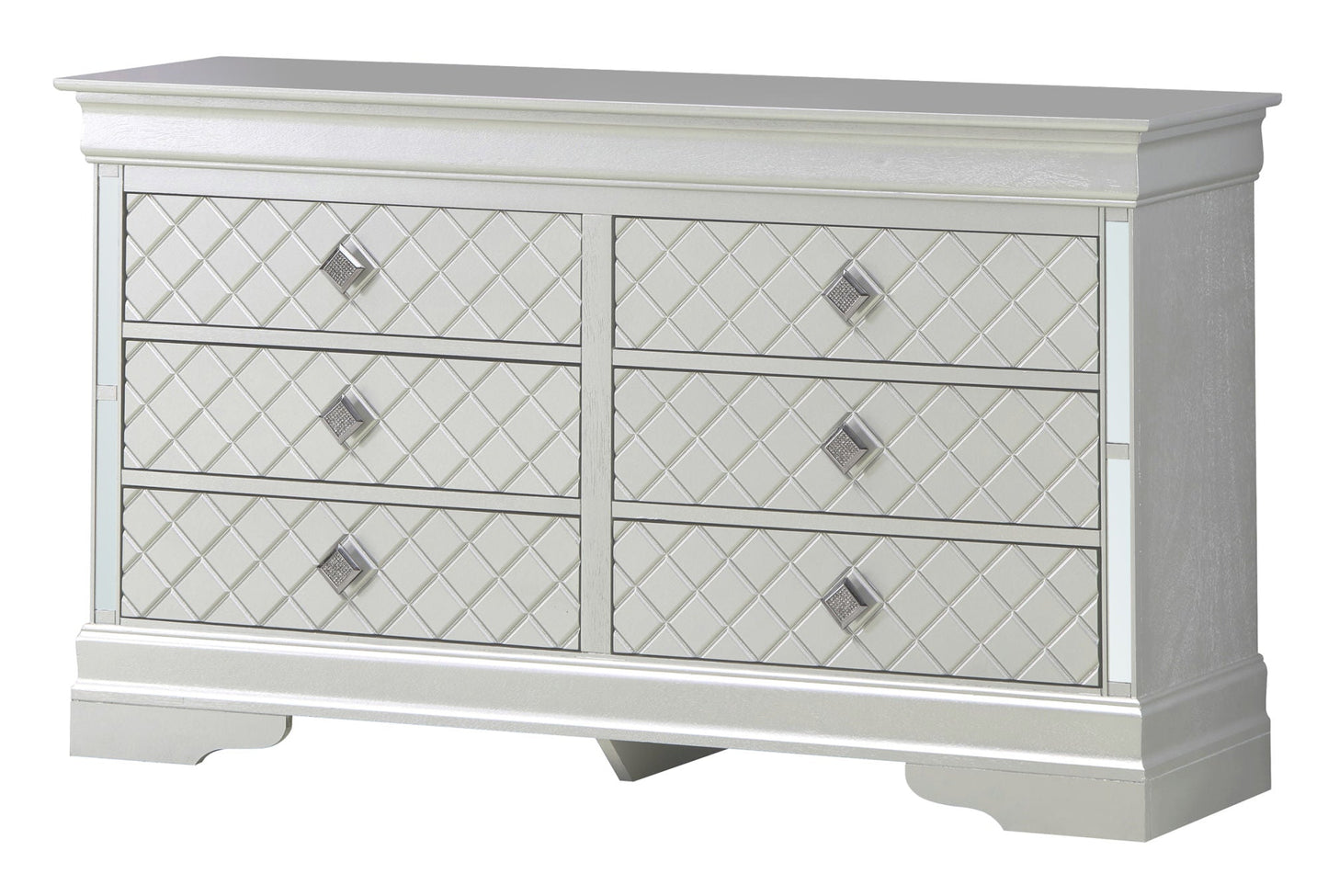 Glory Furniture Verona G6700-D Dresser , Silver Champagne Home Decor by Design