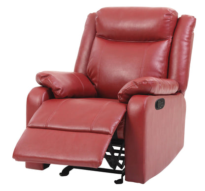 Glory Furniture Ward G765A-RC Rocker Recliner , RED Home Decor by Design