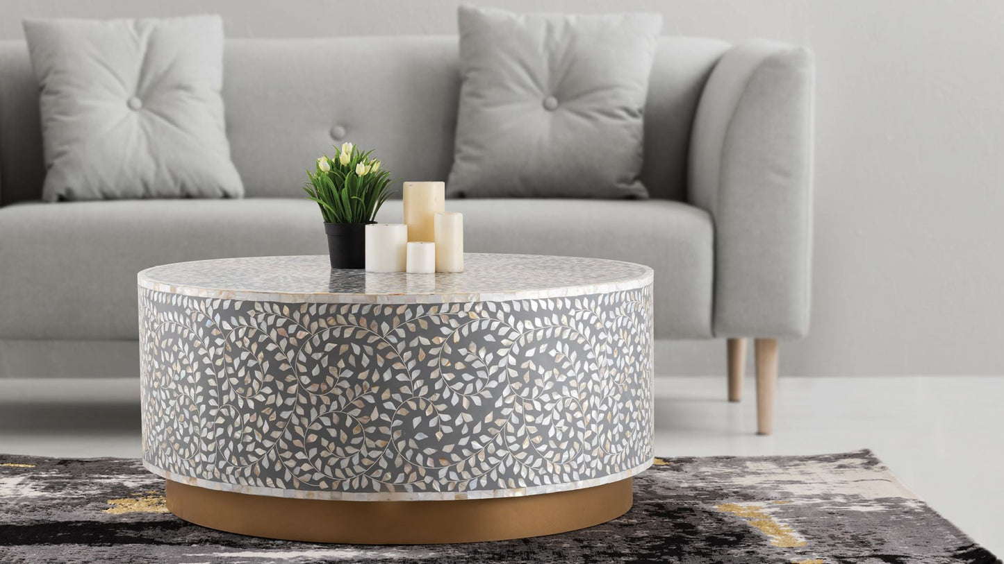 Luxe Coffee Table Gray Home Decor by Design