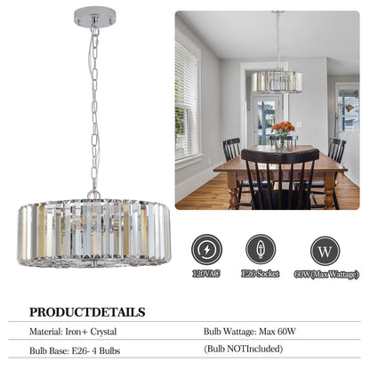 Modern Crystal Chandelier for Living-Room Round Cristal Lamp Luxury Home Decor Light Fixture Home Decor by Design
