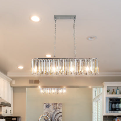 Modern Oval Crystal ceiling chandelier Luxury Home Decor Light Fixture Home Decor by Design