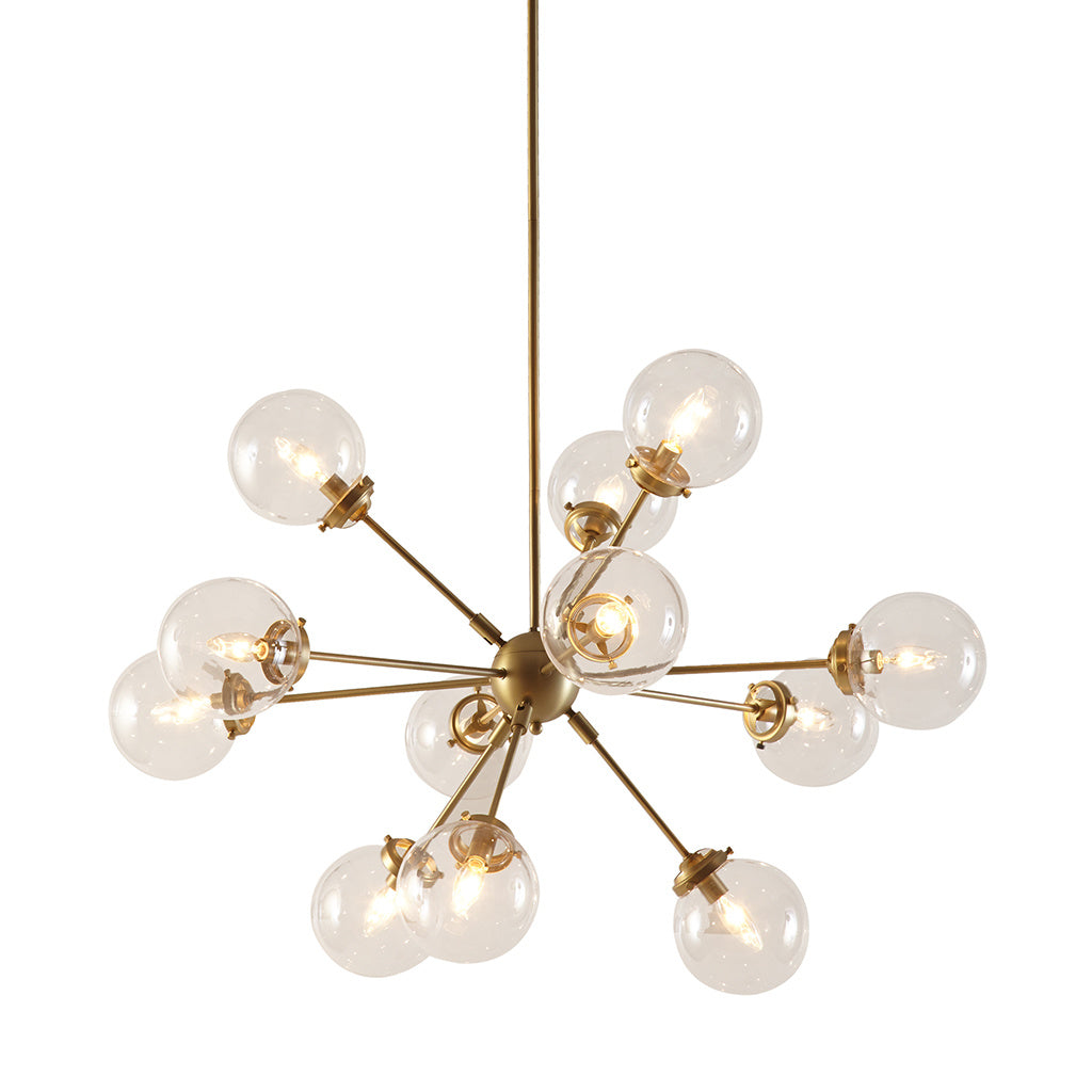 Paige 12-Light Chandelier with Oversized Globe Bulbs Home Decor by Design