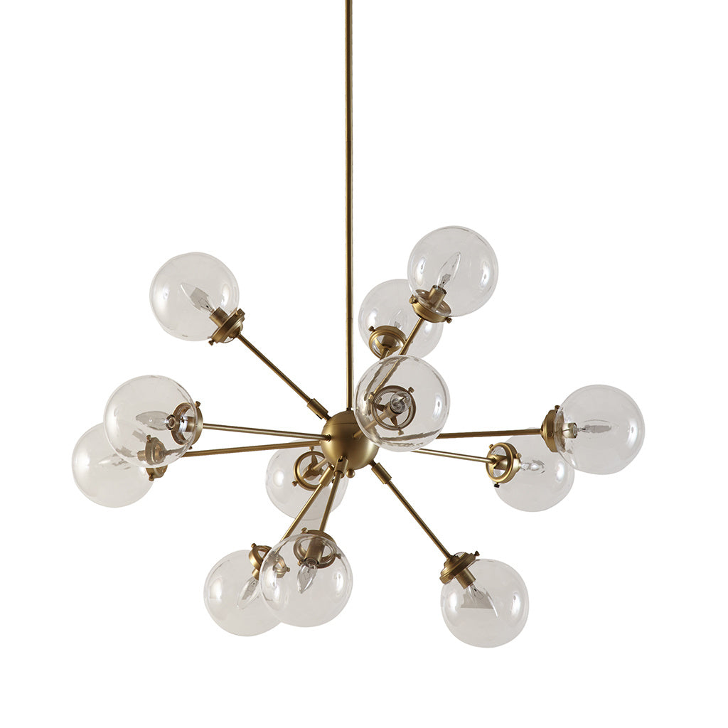 Paige 12-Light Chandelier with Oversized Globe Bulbs Home Decor by Design