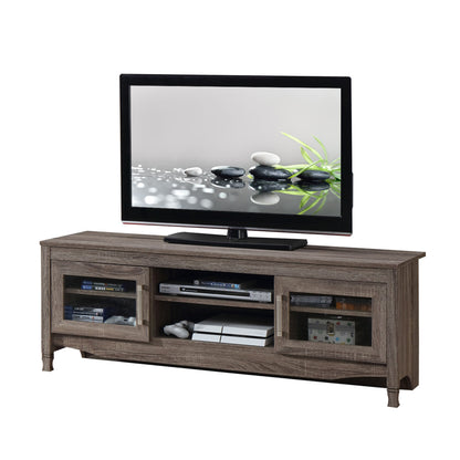 Techni Mobili Grey Driftwood TV Stand