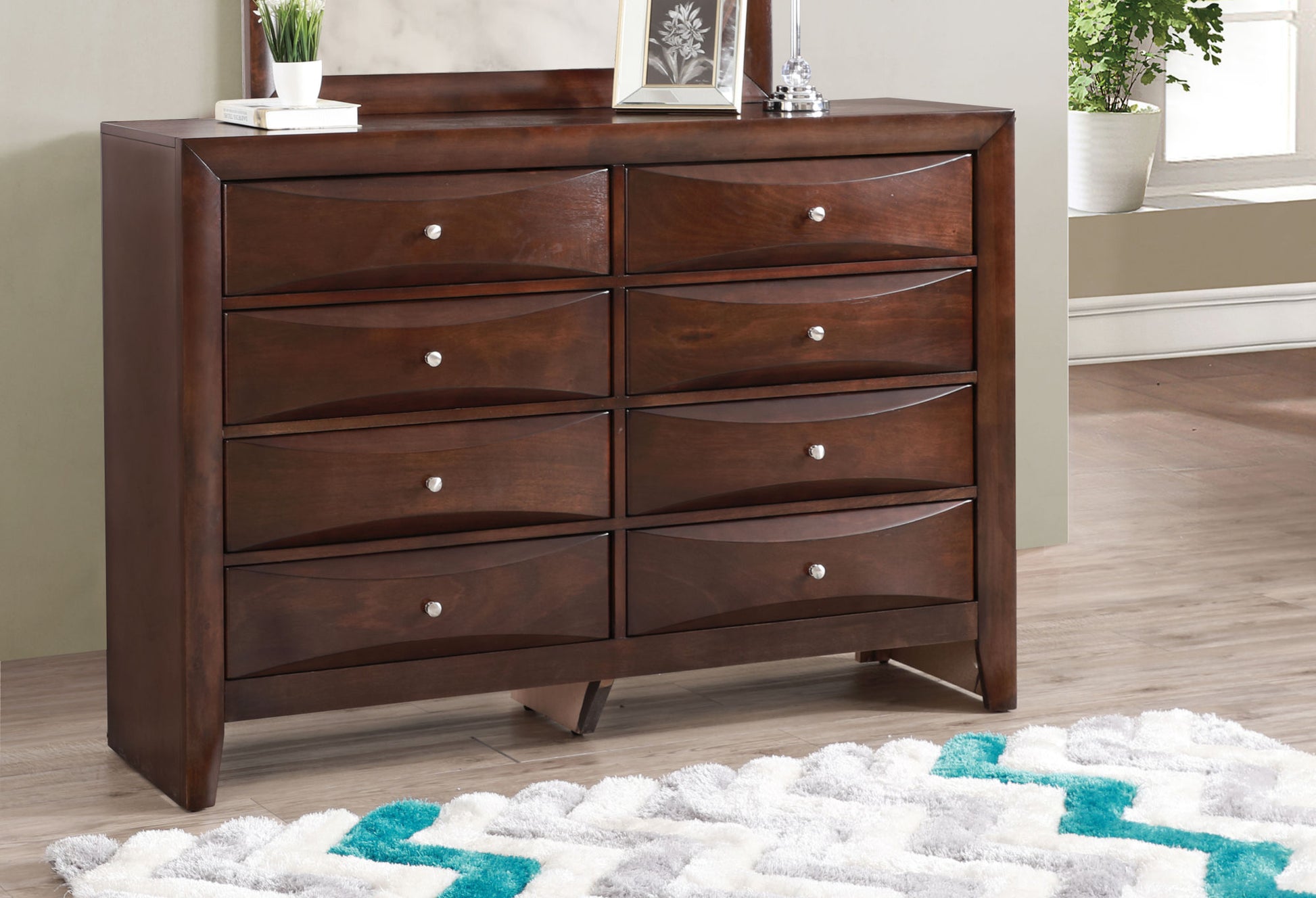 Glory Furniture Marilla G1525-D Dresser , Cappuccino - Home Decor by Design