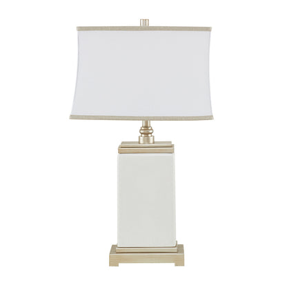 Rectangular Ceramic Table Lamp