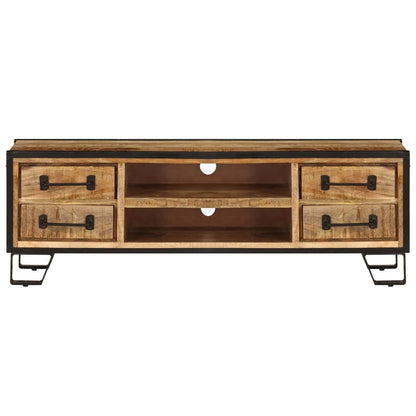 TV Cabinet with Drawers 47.2"x11.8"x15.7" Solid Mango Wood