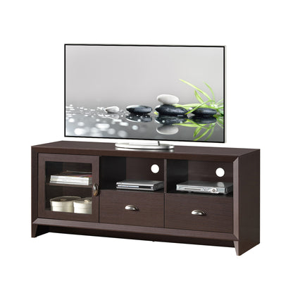 Techni Mobili Modern TV Stand with Storage for TVs Up To 60", Wenge