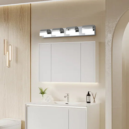 Modern Bathroom Vanity Lighting 4-Light LED Vanity Lights Over Mirror Bath Wall Lighting