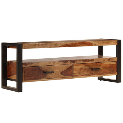 TV Cabinet 47.2"x13.8"x17.7" Solid Sheesham Wood