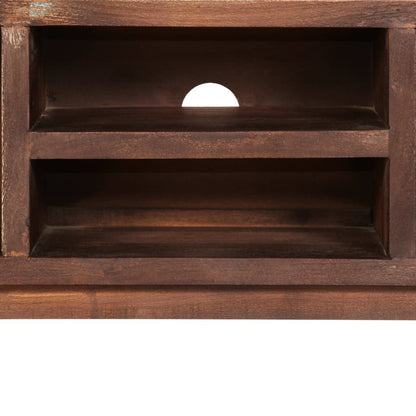 TV Cabinet Solid Acacia Wood Vintage 46.5"x11.8"x15.7"