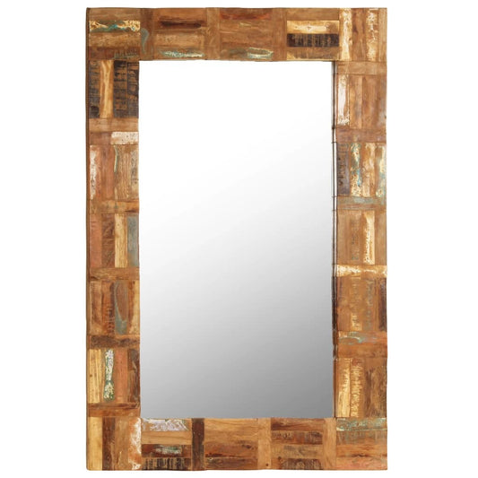 Wall Mirror Solid Reclaimed Wood 23.6"x35.4" - Home Decor by Design