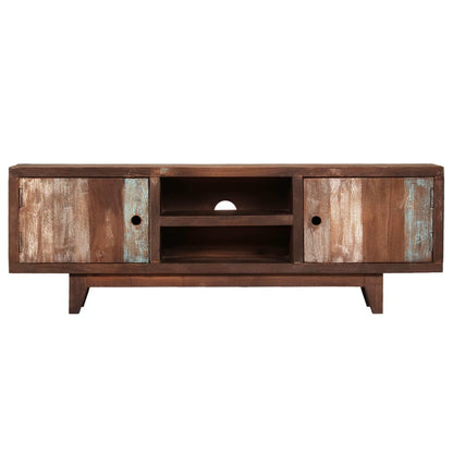 TV Cabinet Solid Acacia Wood Vintage 46.5"x11.8"x15.7"