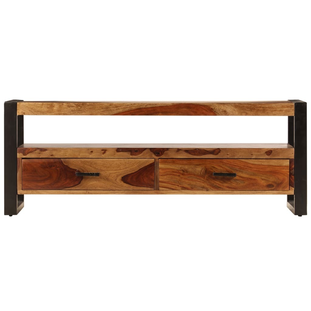 TV Cabinet 47.2"x13.8"x17.7" Solid Sheesham Wood